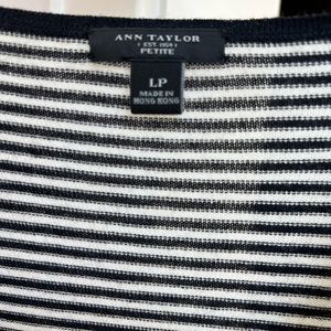 Ann Taylor Large petite sweater shirt cotton